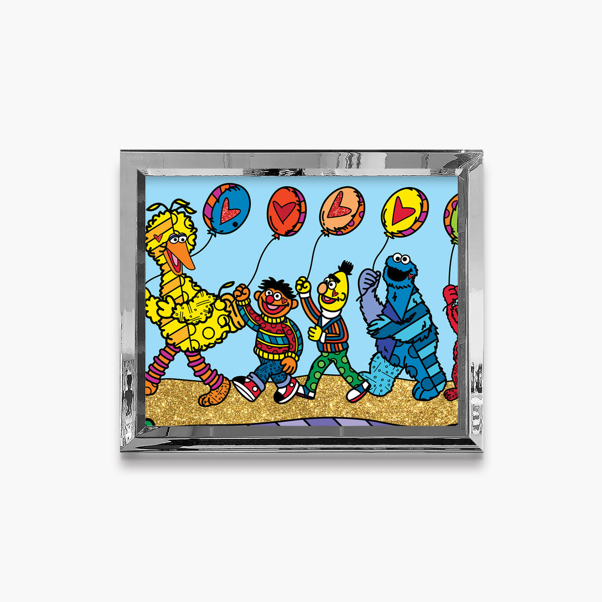 Happy Line Up! - Sesame Street - Limited Edition Print