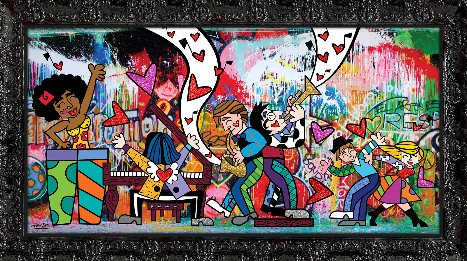 bohemian rhapsody limited edition print  colorful decorative collectible gift idea