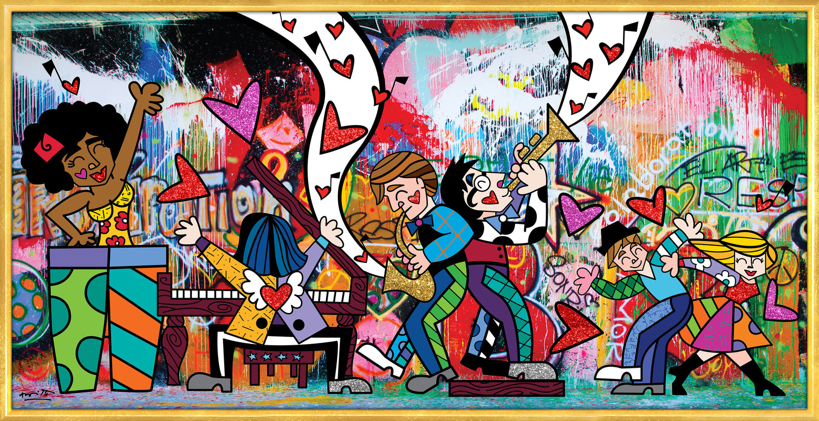 bohemian rhapsody limited edition print  colorful decorative collectible gift idea