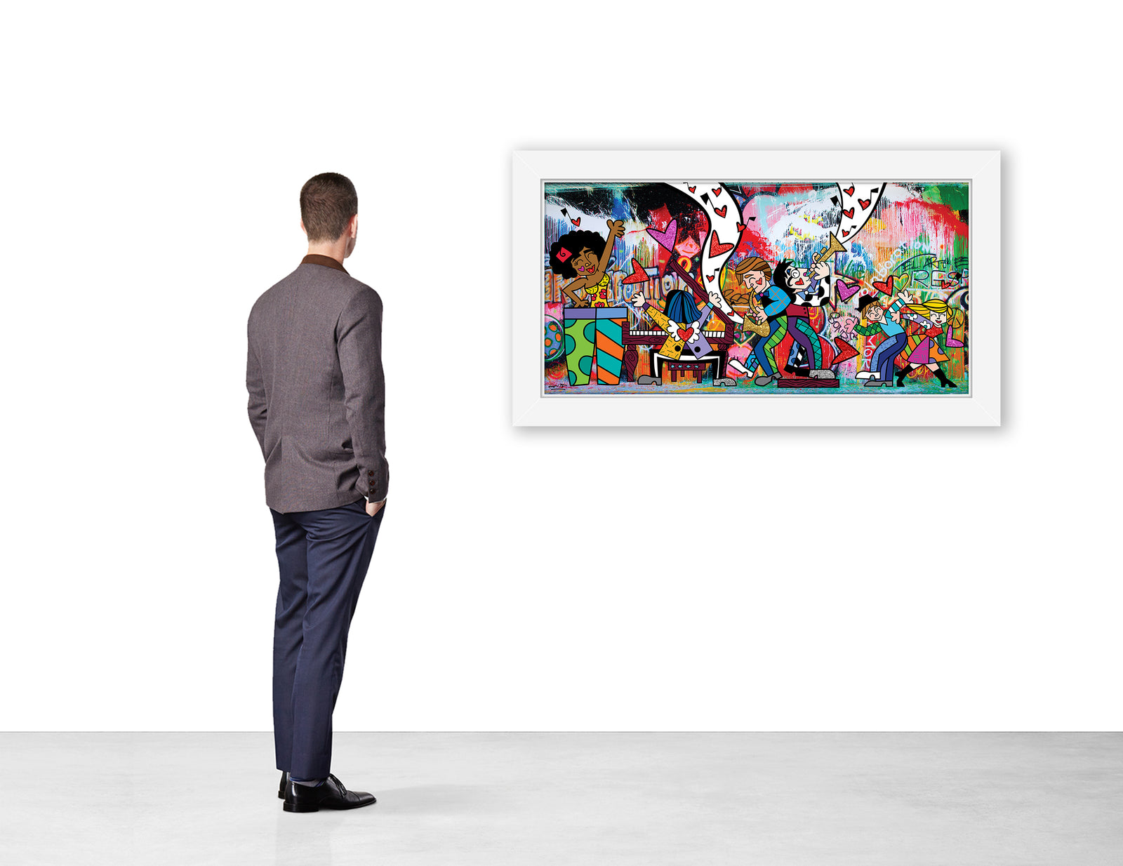 modern pop art bohemian rhapsody limited edition print  vibrant home decor