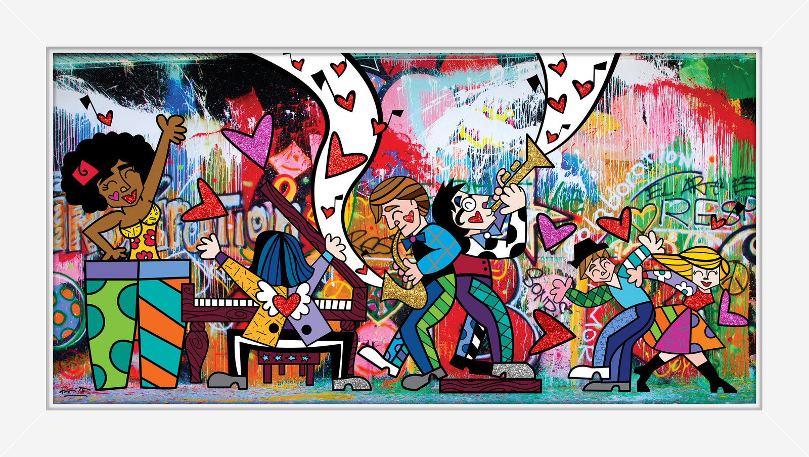 bohemian rhapsody limited edition print  colorful decorative collectible gift idea