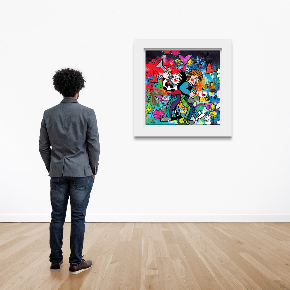 modern pop art all that jazz limited edition  vibrant home decor