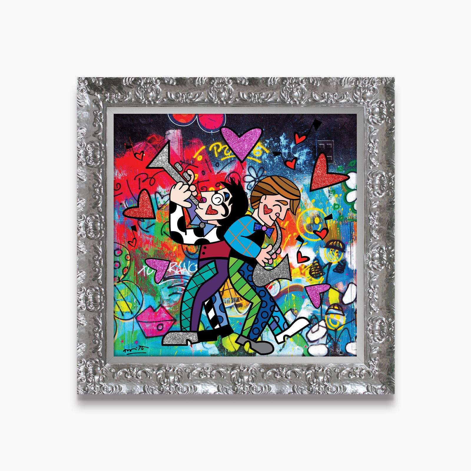 modern pop art all that jazz limited edition  vibrant home decor