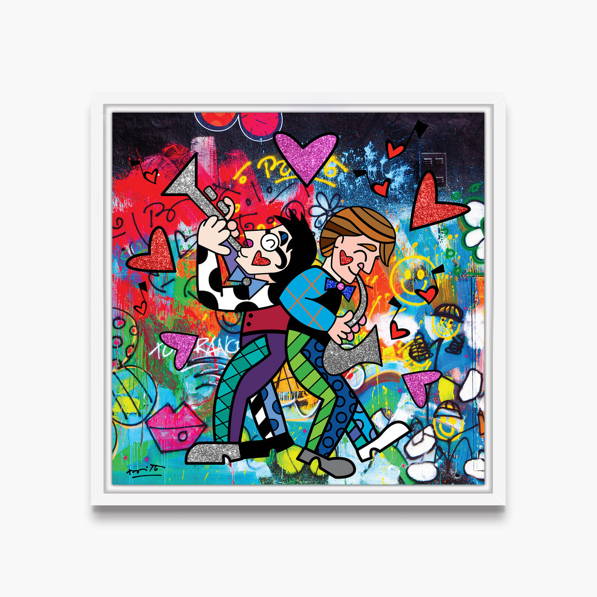 all that jazz limited edition  artistic colorful design collectible