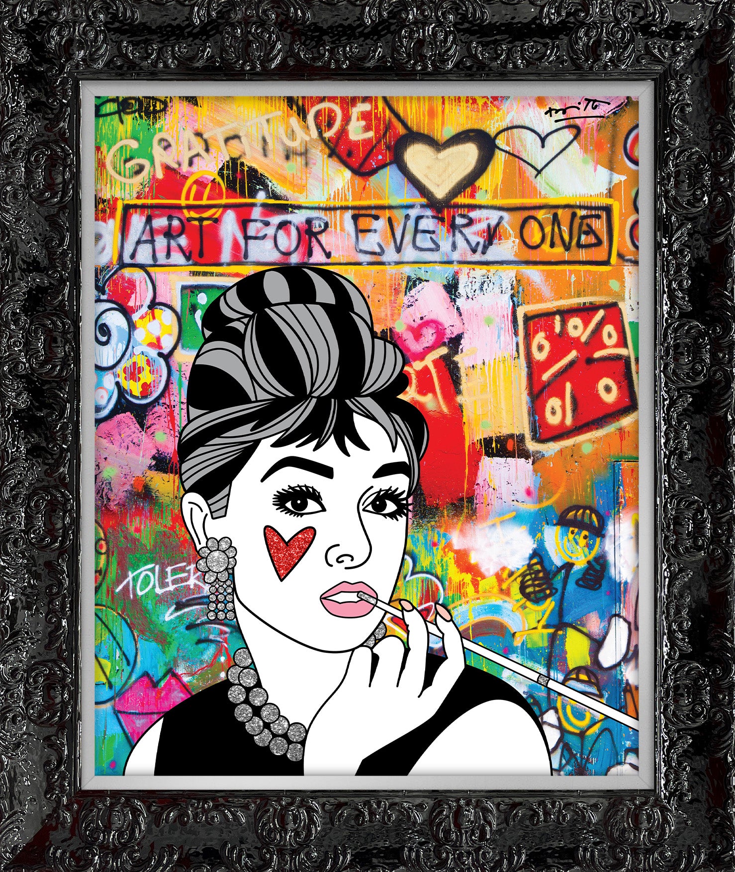 breakfast at tiffanys limited edition  artistic colorful design collectible