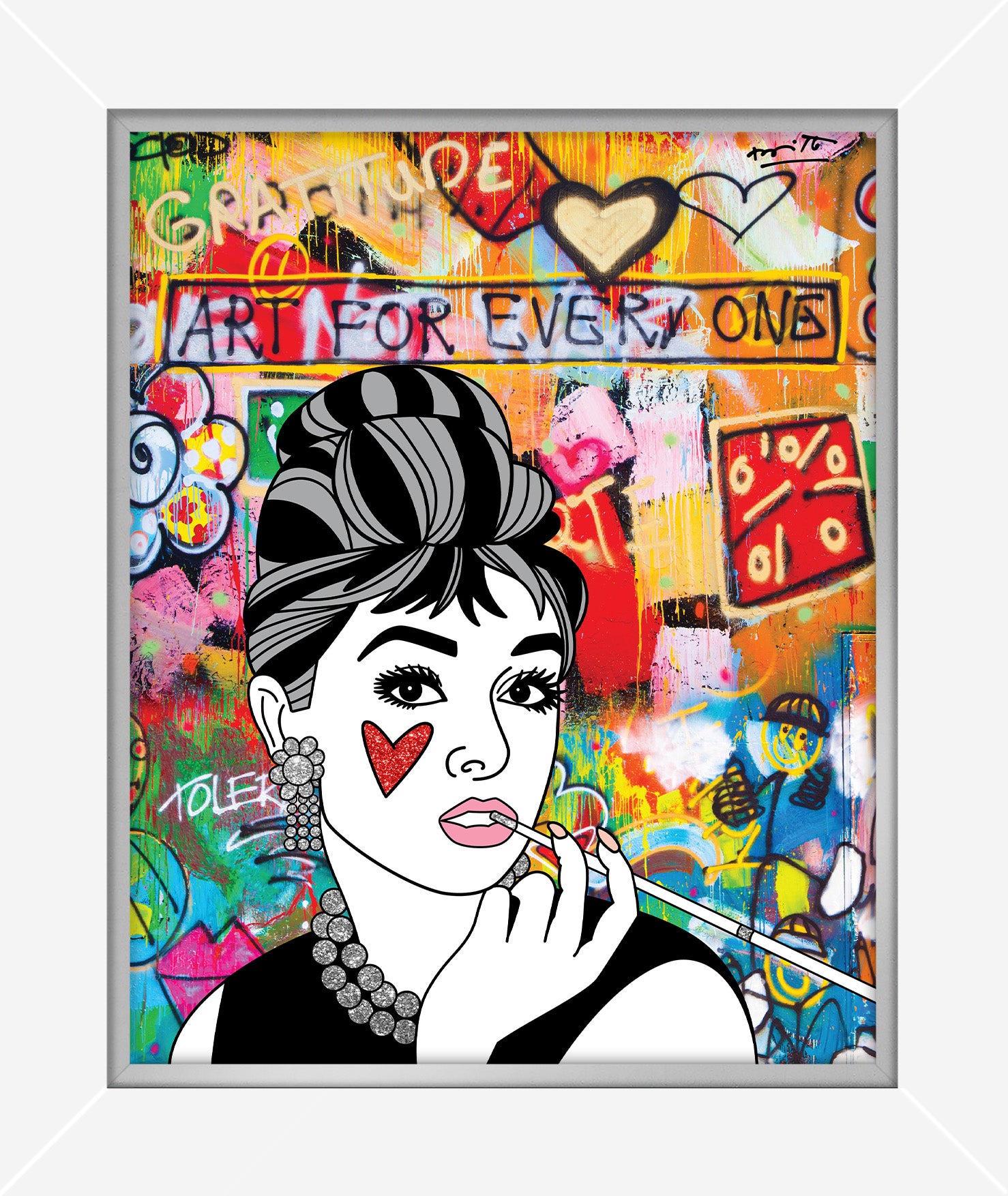 breakfast at tiffanys limited edition  artistic colorful design collectible