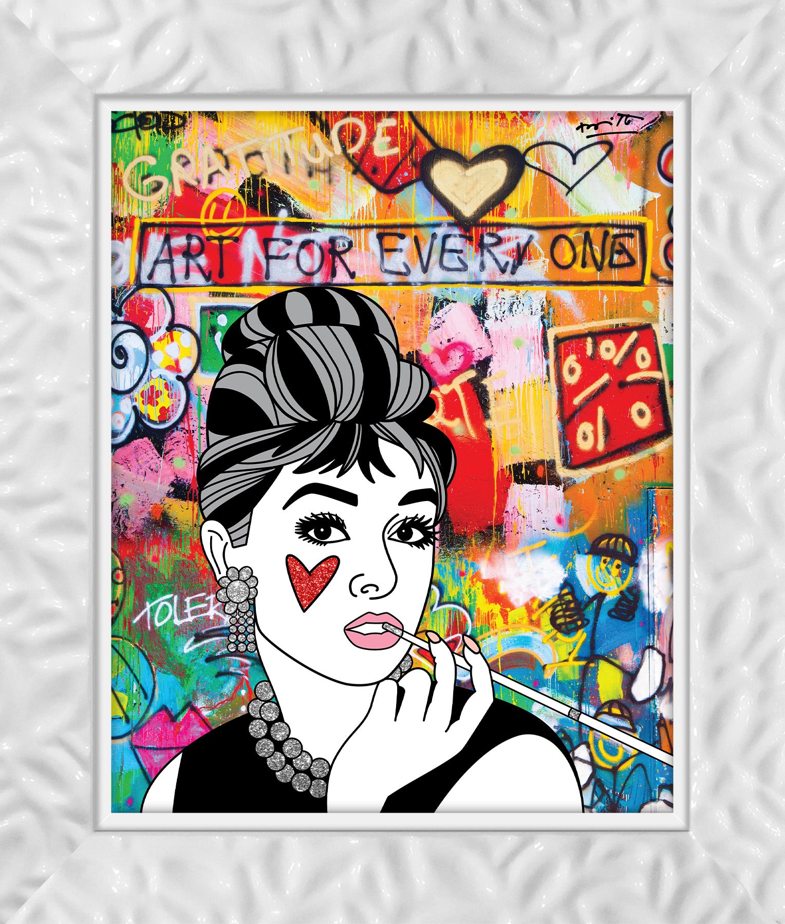 breakfast at tiffanys limited edition  artistic colorful design collectible