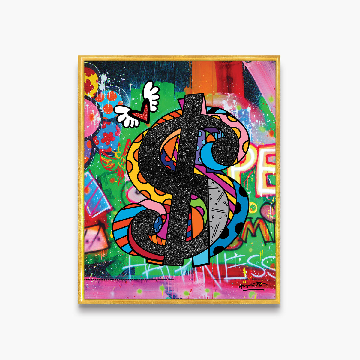 modern pop art show me the money limited  vibrant home decor