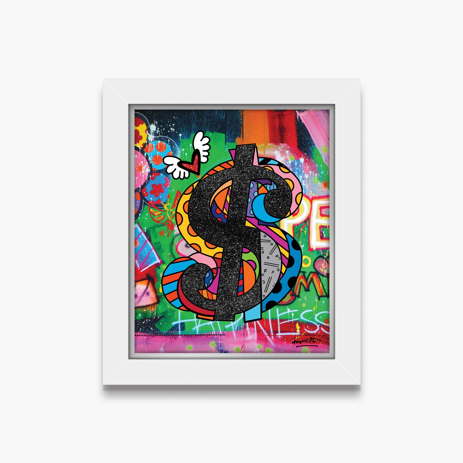 modern pop art show me the money limited  vibrant home decor
