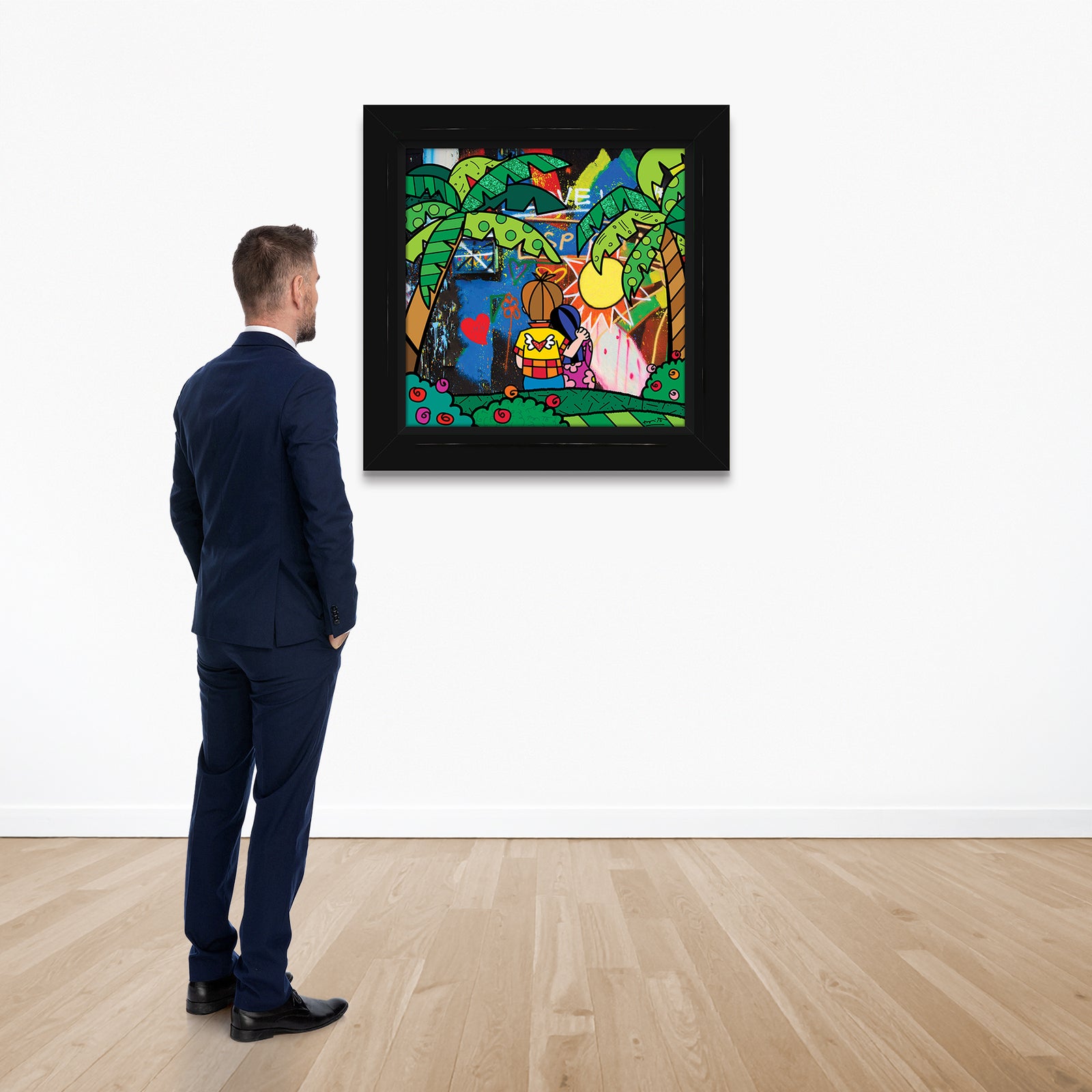 Romero Britto you are my sunshine limited  colorful pop art design