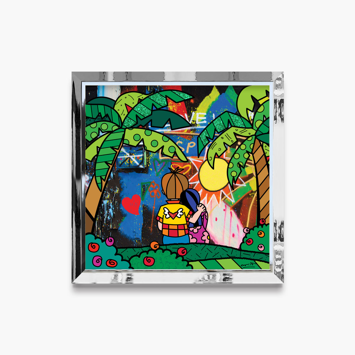 Romero Britto you are my sunshine limited  colorful pop art design