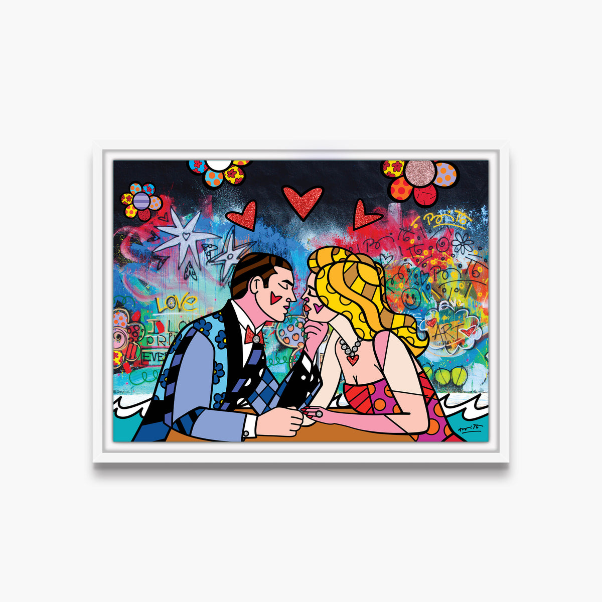 just the two of us  artistic colorful design collectible