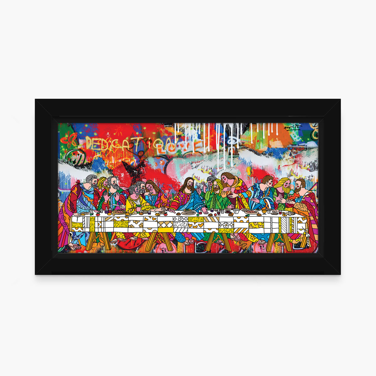 holy feast limited edition print  artistic colorful design collectible