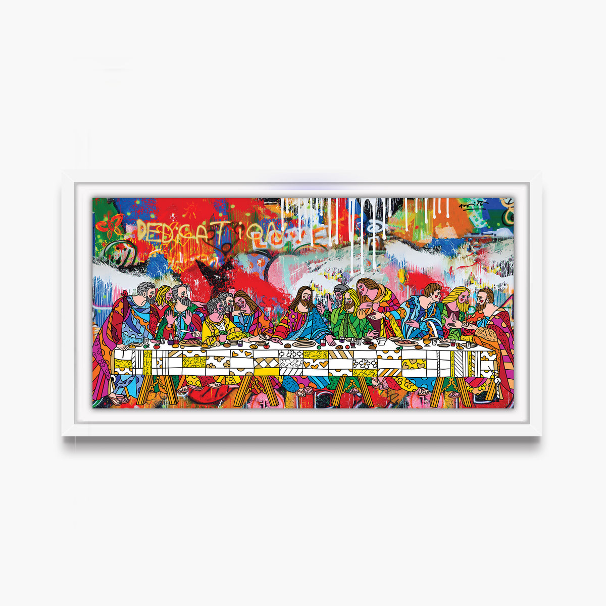 holy feast limited edition print  artistic colorful design collectible