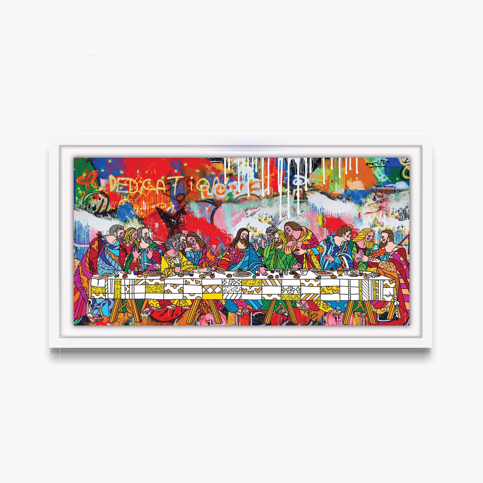 holy feast limited edition print  artistic colorful design collectible