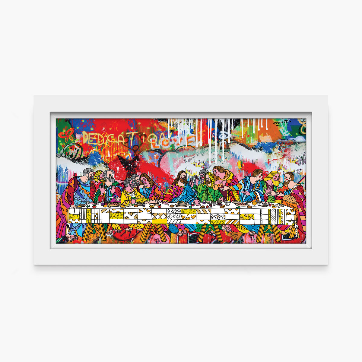 holy feast limited edition print  artistic colorful design collectible