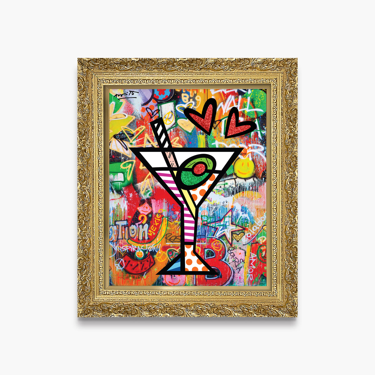 happy hour limited edition print  colorful decorative collectible gift idea