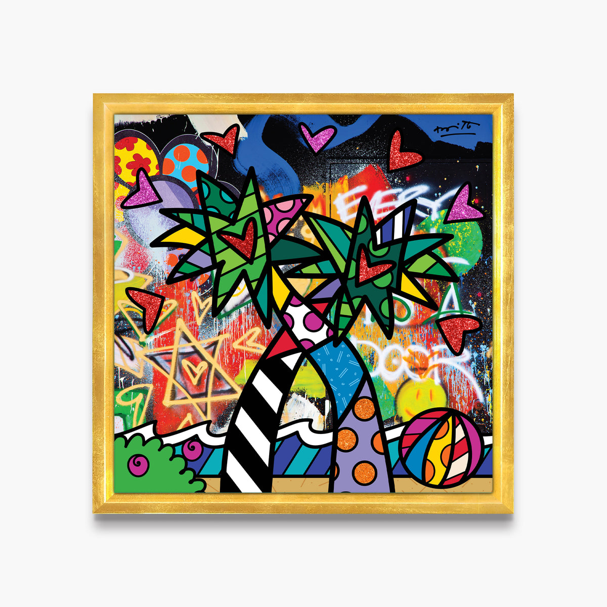 miami vibes limited edition print  colorful decorative collectible gift idea