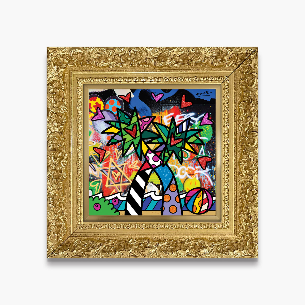 modern pop art miami vibes limited edition print  vibrant home decor