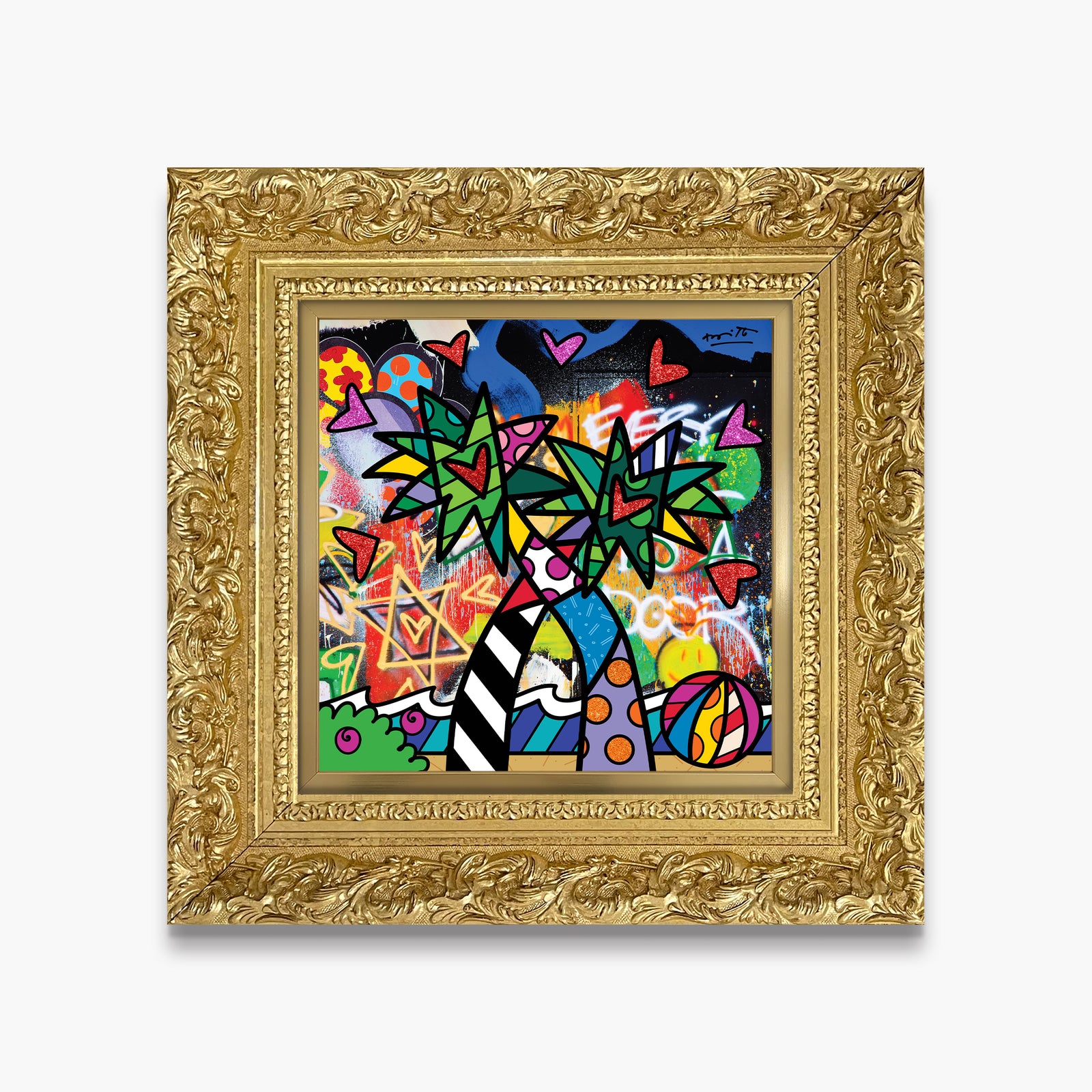 modern pop art miami vibes limited edition print  vibrant home decor