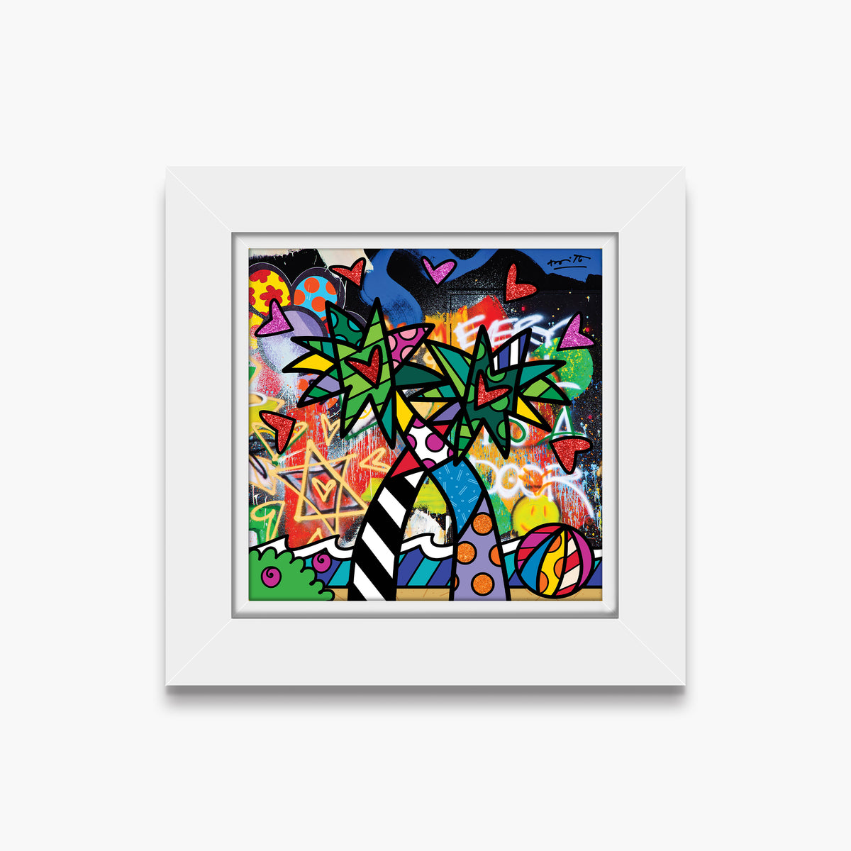 miami vibes limited edition print  colorful decorative collectible gift idea