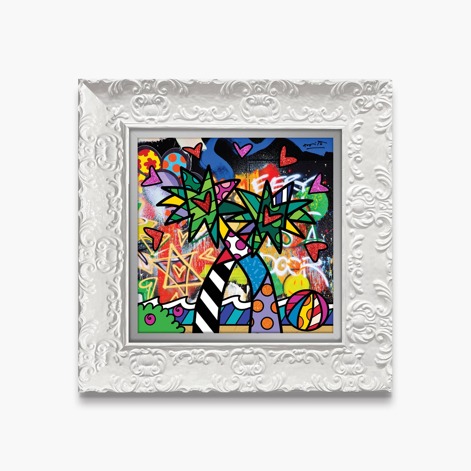 miami vibes limited edition print  artistic colorful design collectible