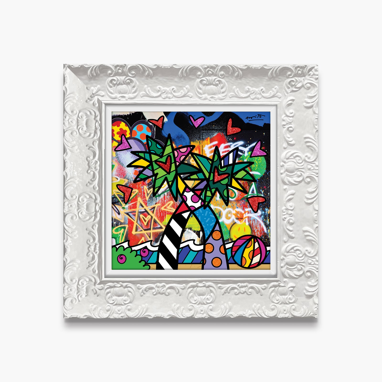 modern pop art miami vibes limited edition print  vibrant home decor