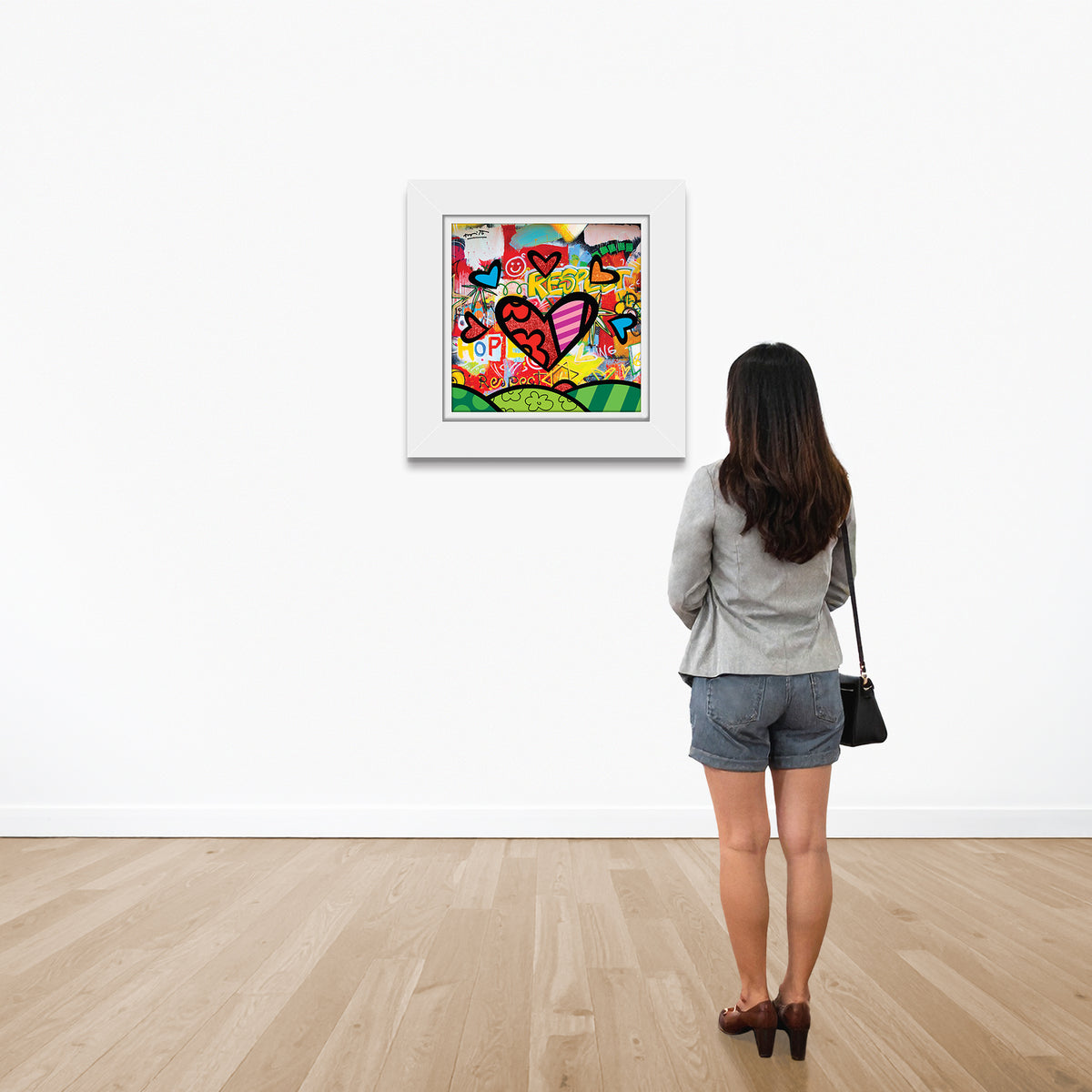 modern pop art love for life limited edition  vibrant home decor