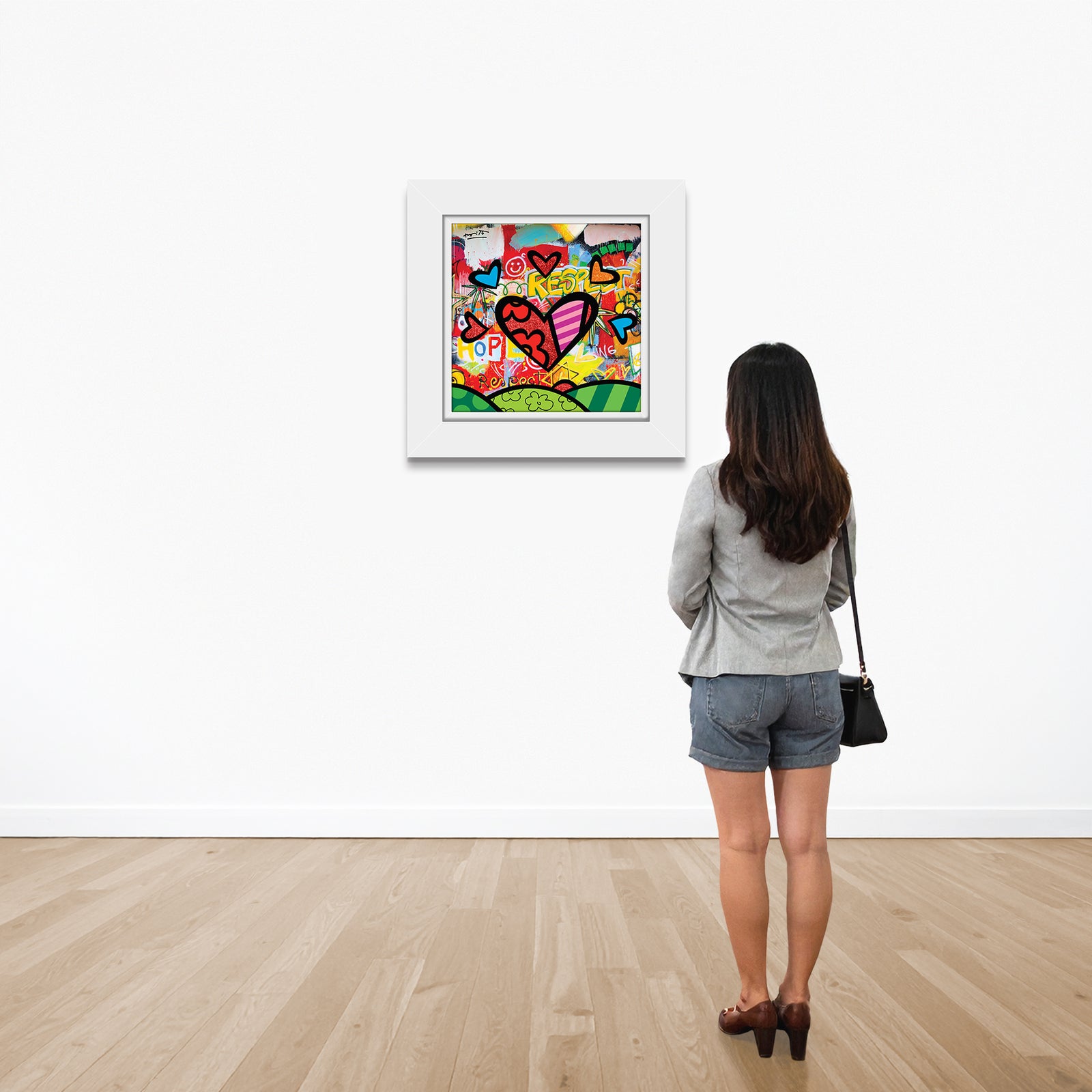 modern pop art love for life limited edition  vibrant home decor