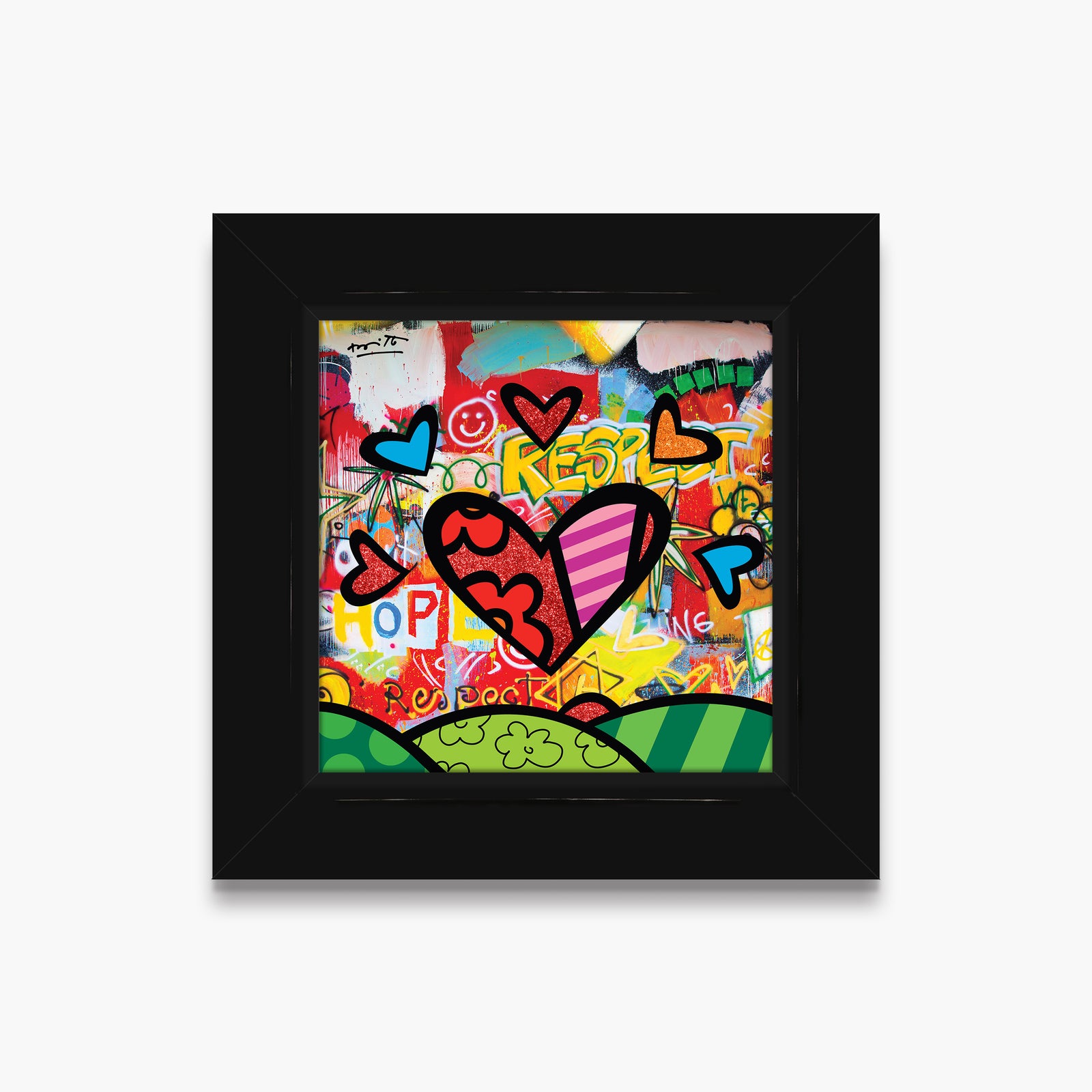 modern pop art love for life limited edition  vibrant home decor