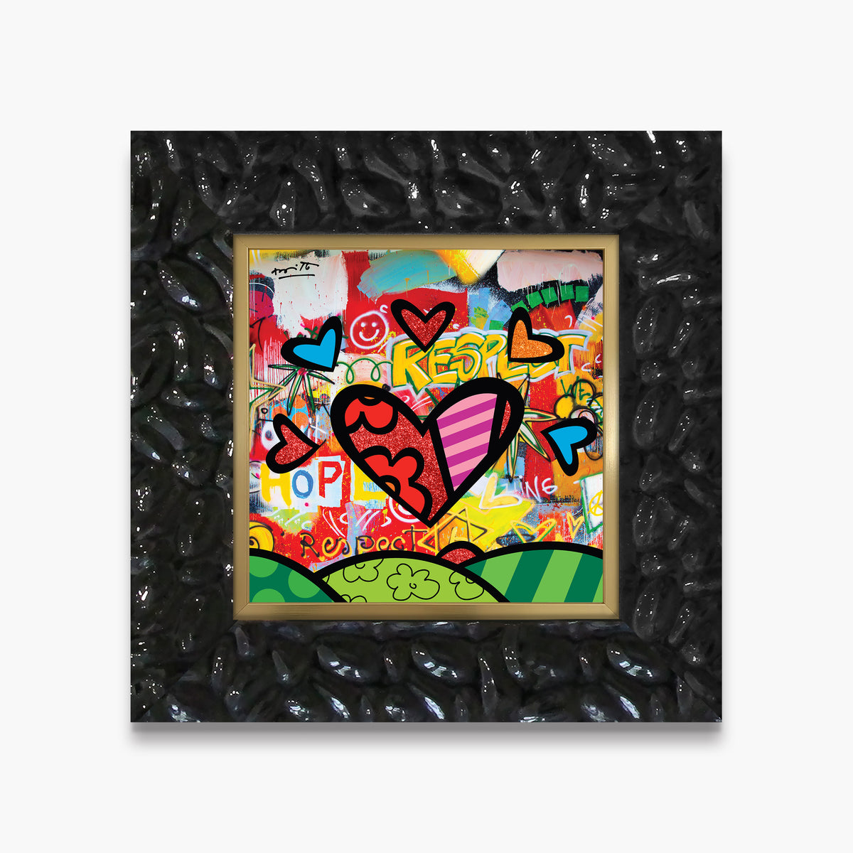 modern pop art love for life limited edition  vibrant home decor