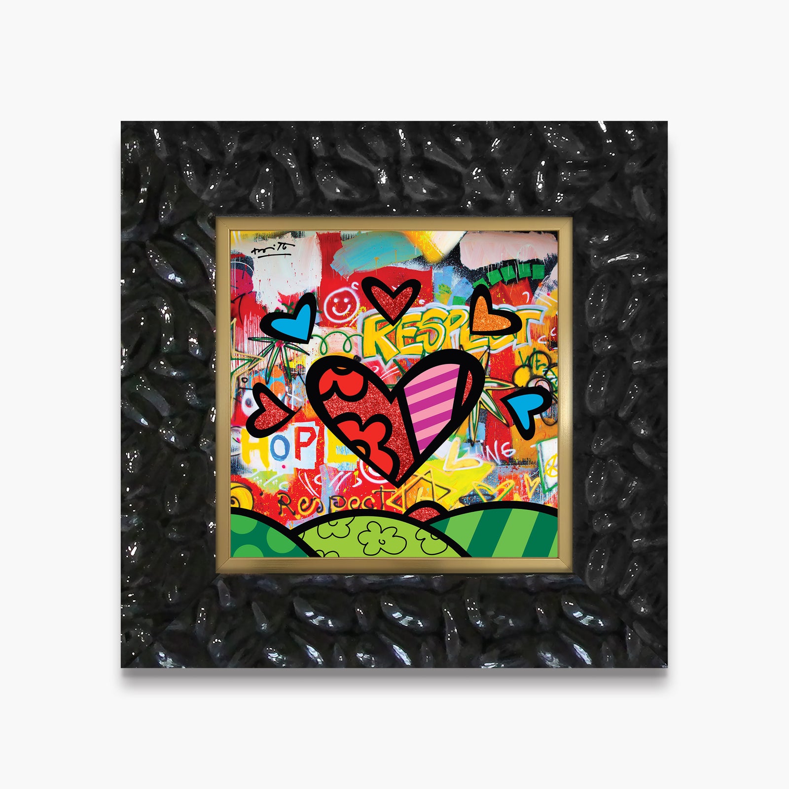 modern pop art love for life limited edition  vibrant home decor