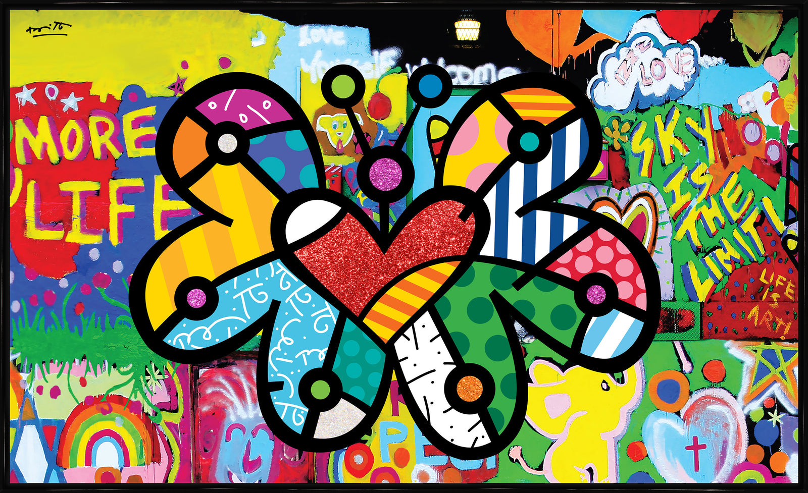 fly high limited edition print  artistic colorful design collectible