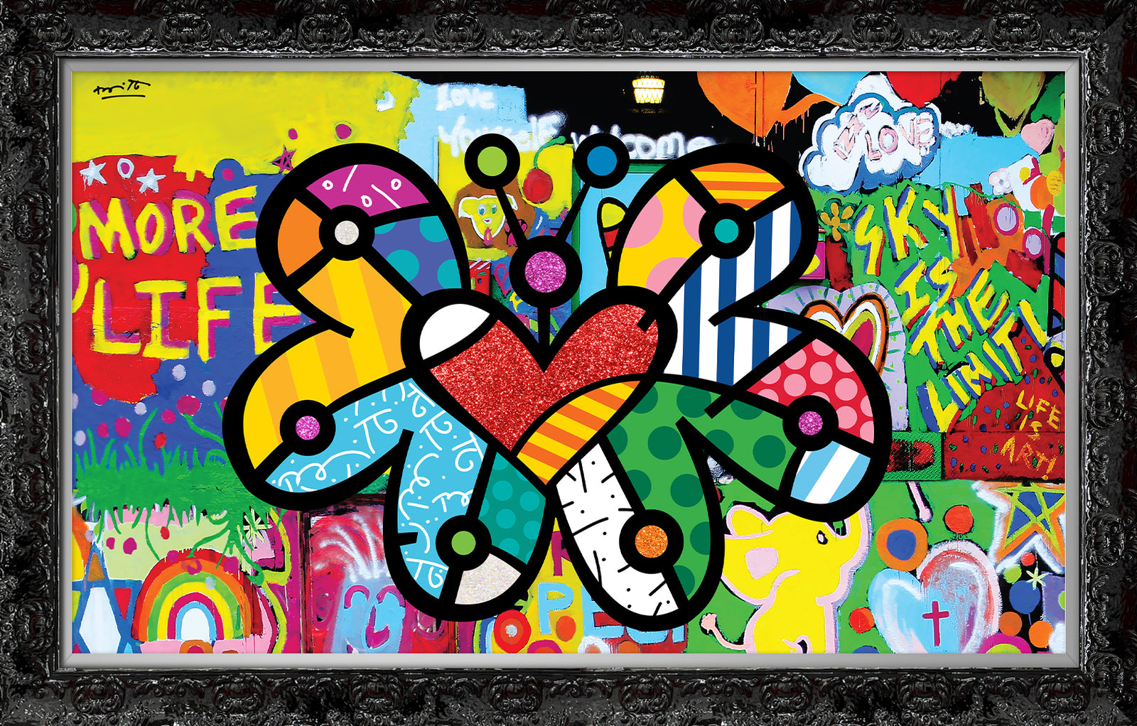 modern pop art fly high limited edition print  vibrant home decor