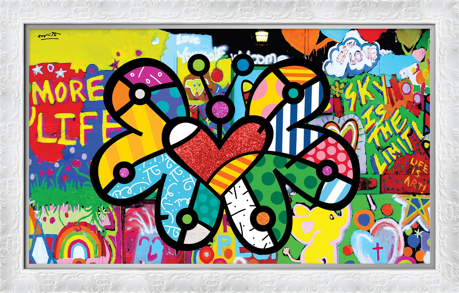 modern pop art fly high limited edition print  vibrant home decor