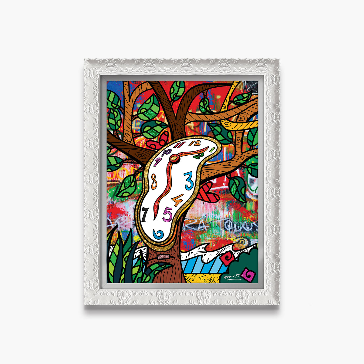 time is relative limited edition  artistic colorful design collectible