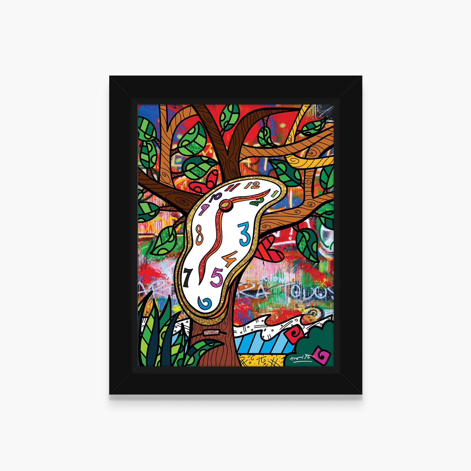 time is relative limited edition  artistic colorful design collectible