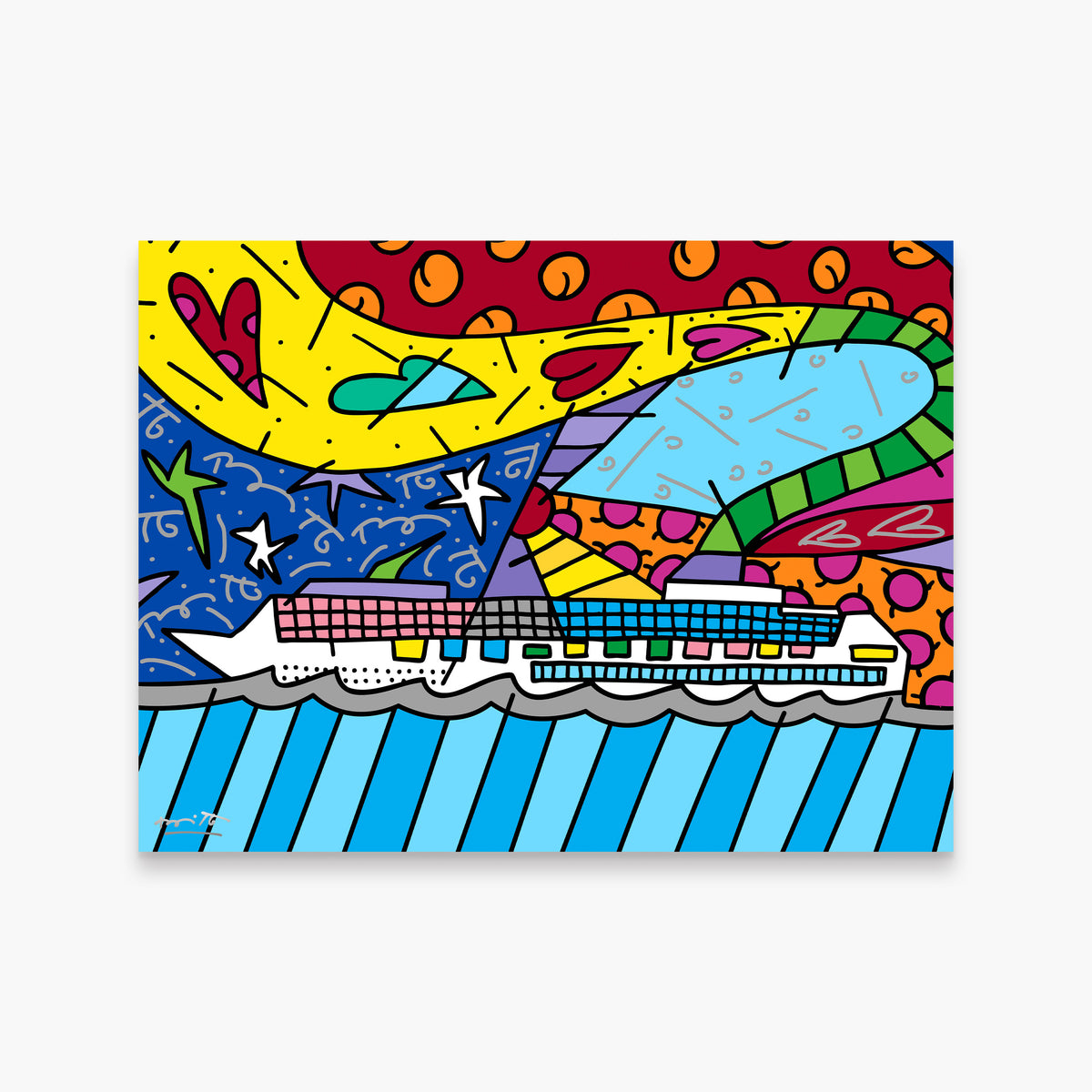Cruise At Sea - Limited Edition Print