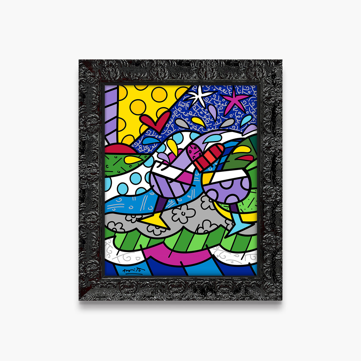 wine country purple limited edition  artistic colorful design collectible