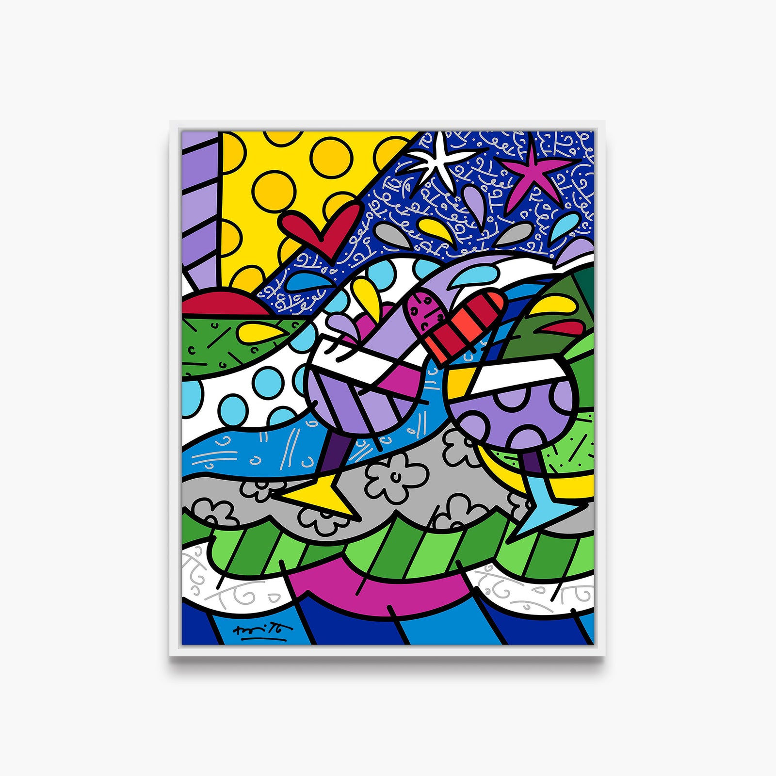 wine country purple limited edition  artistic colorful design collectible