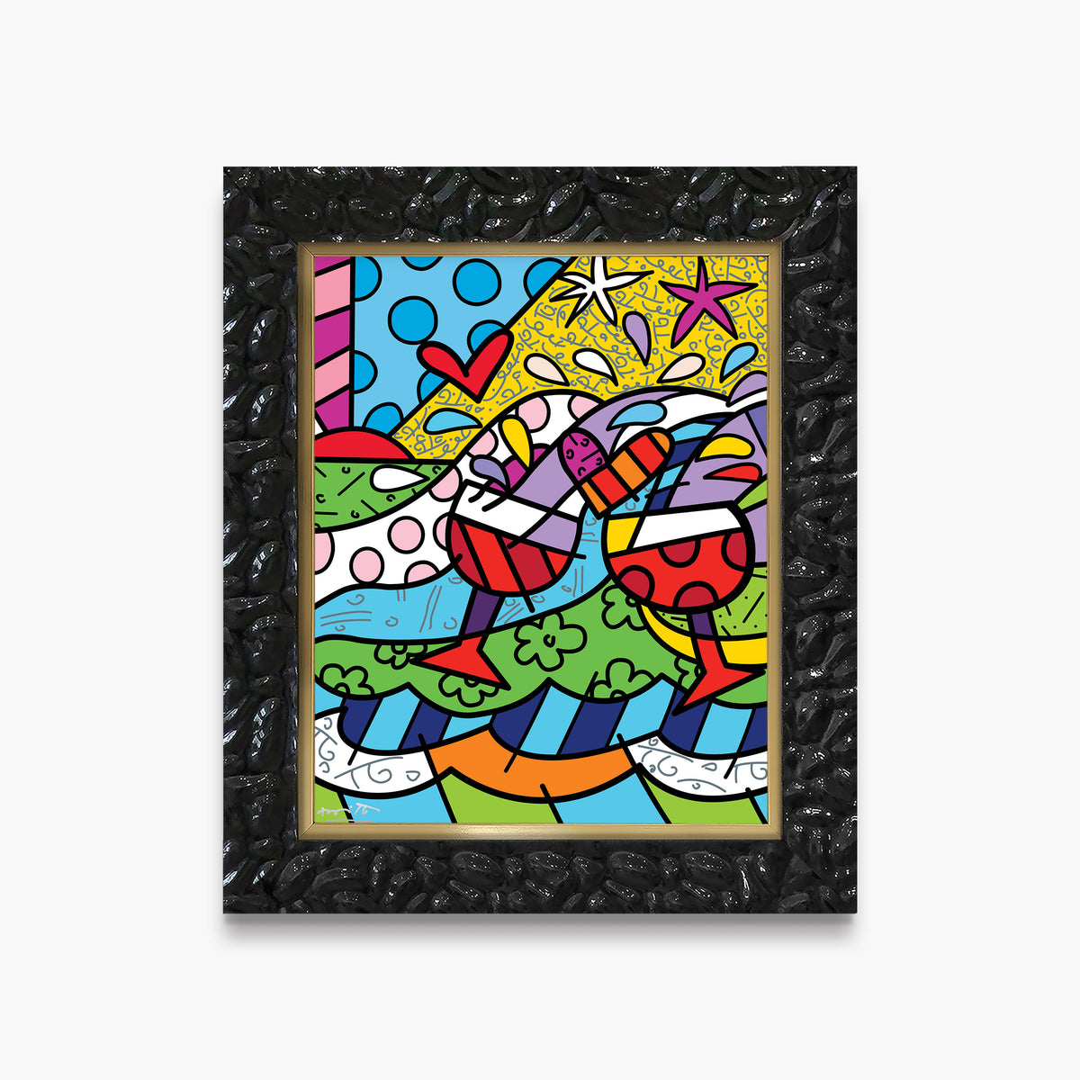 wine country red limited edition  artistic colorful design collectible