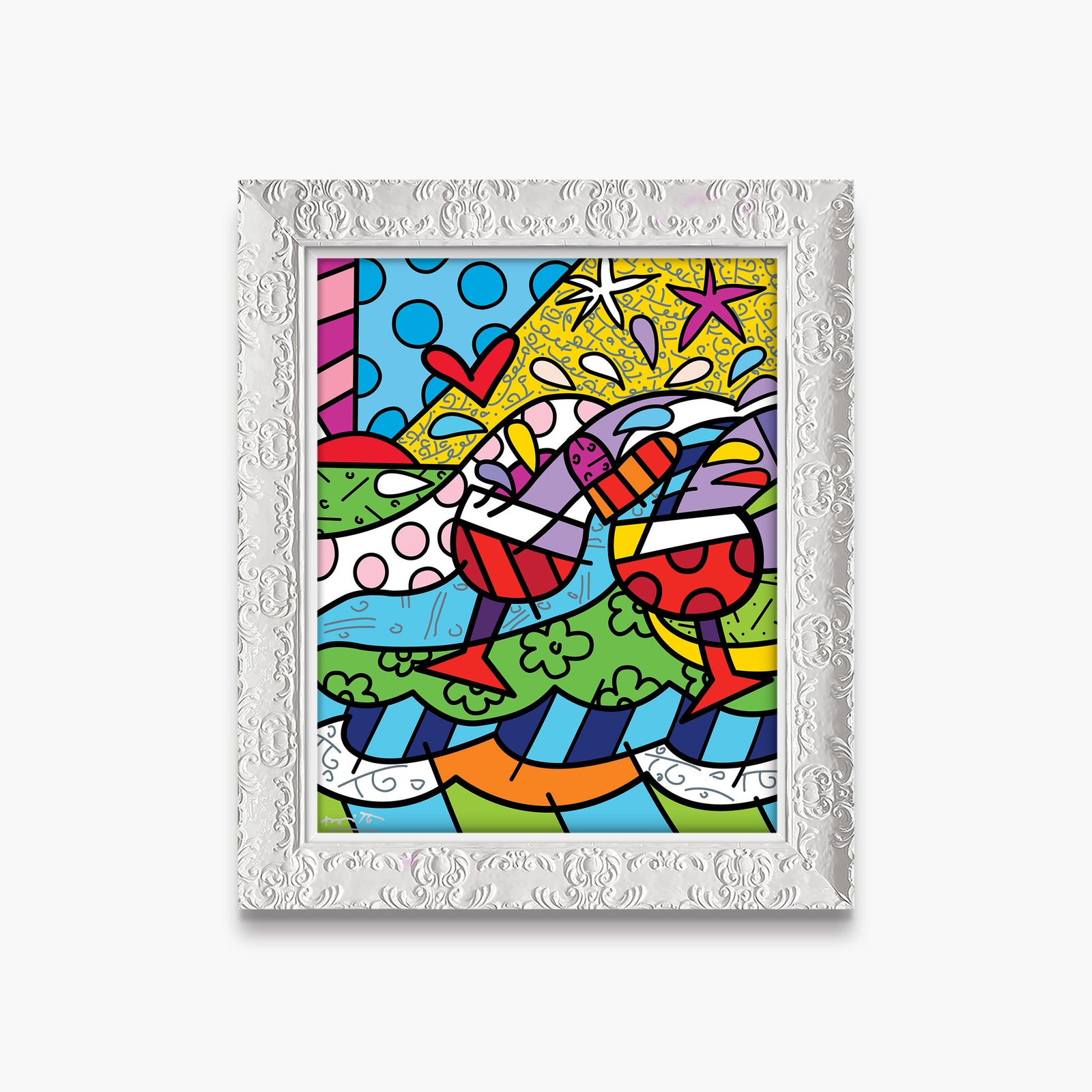 modern pop art wine country red limited edition  vibrant home decor