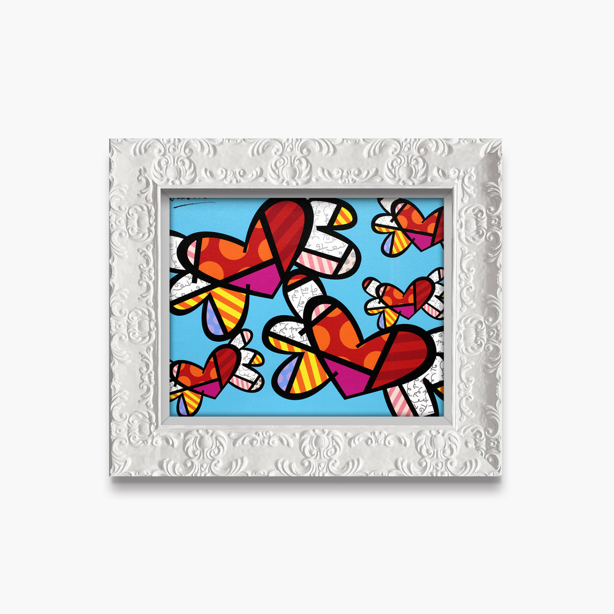 love is in the air  artistic colorful design collectible