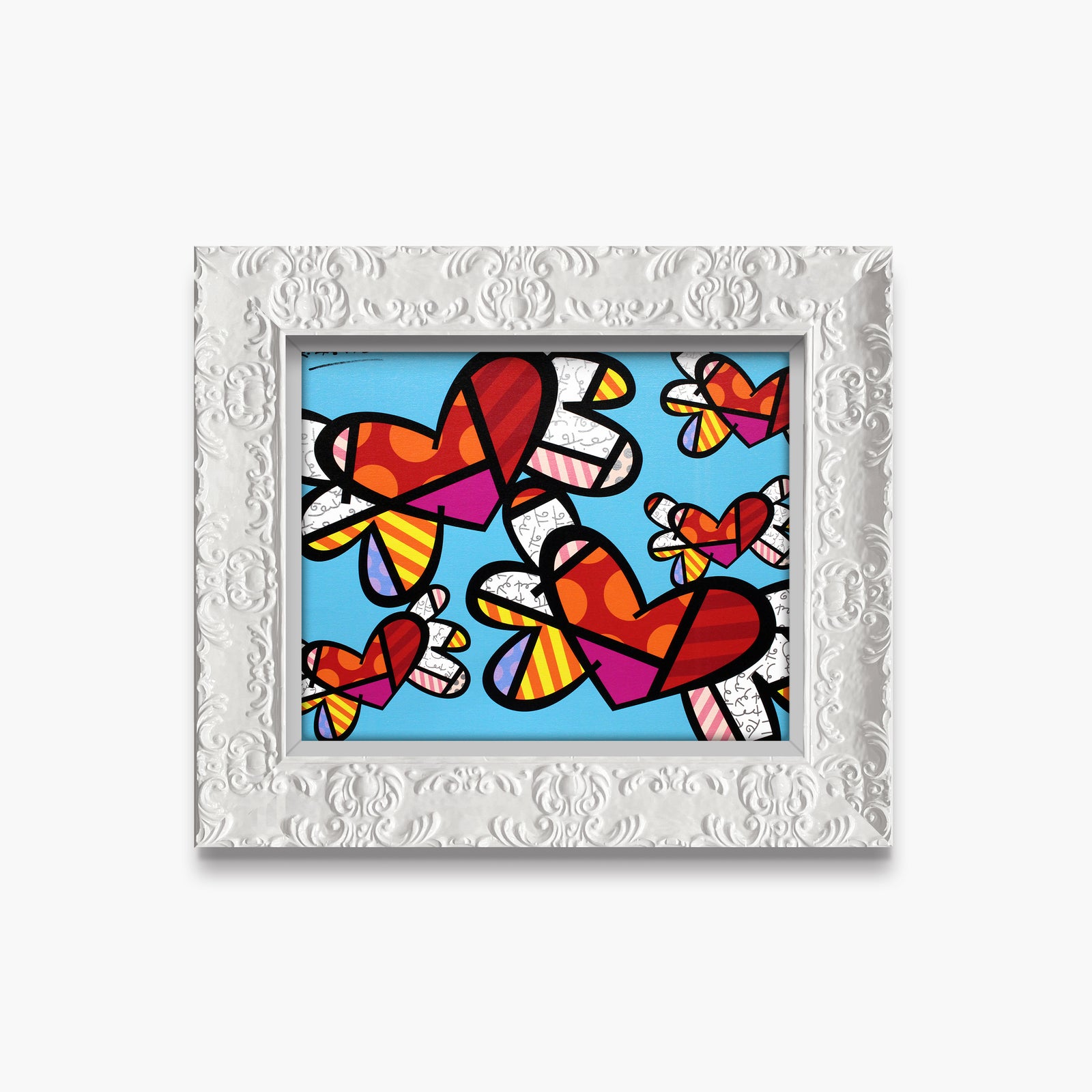 love is in the air  artistic colorful design collectible