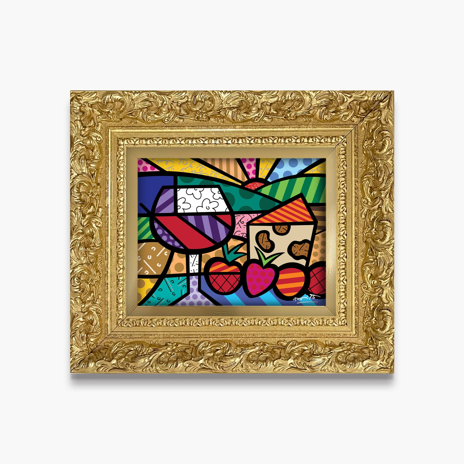 modern pop art toast of life limited edition  vibrant home decor