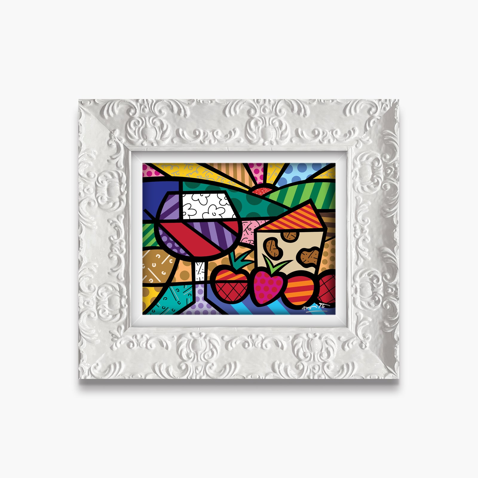 modern pop art toast of life limited edition  vibrant home decor