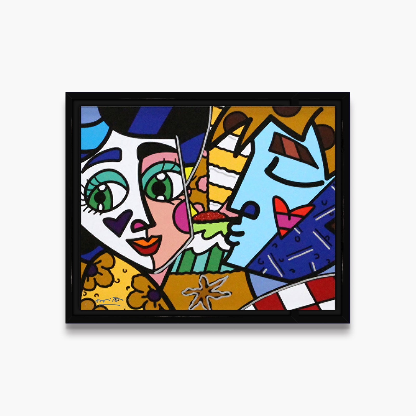 modern pop art please sweetheart limited edition print  vibrant home decor