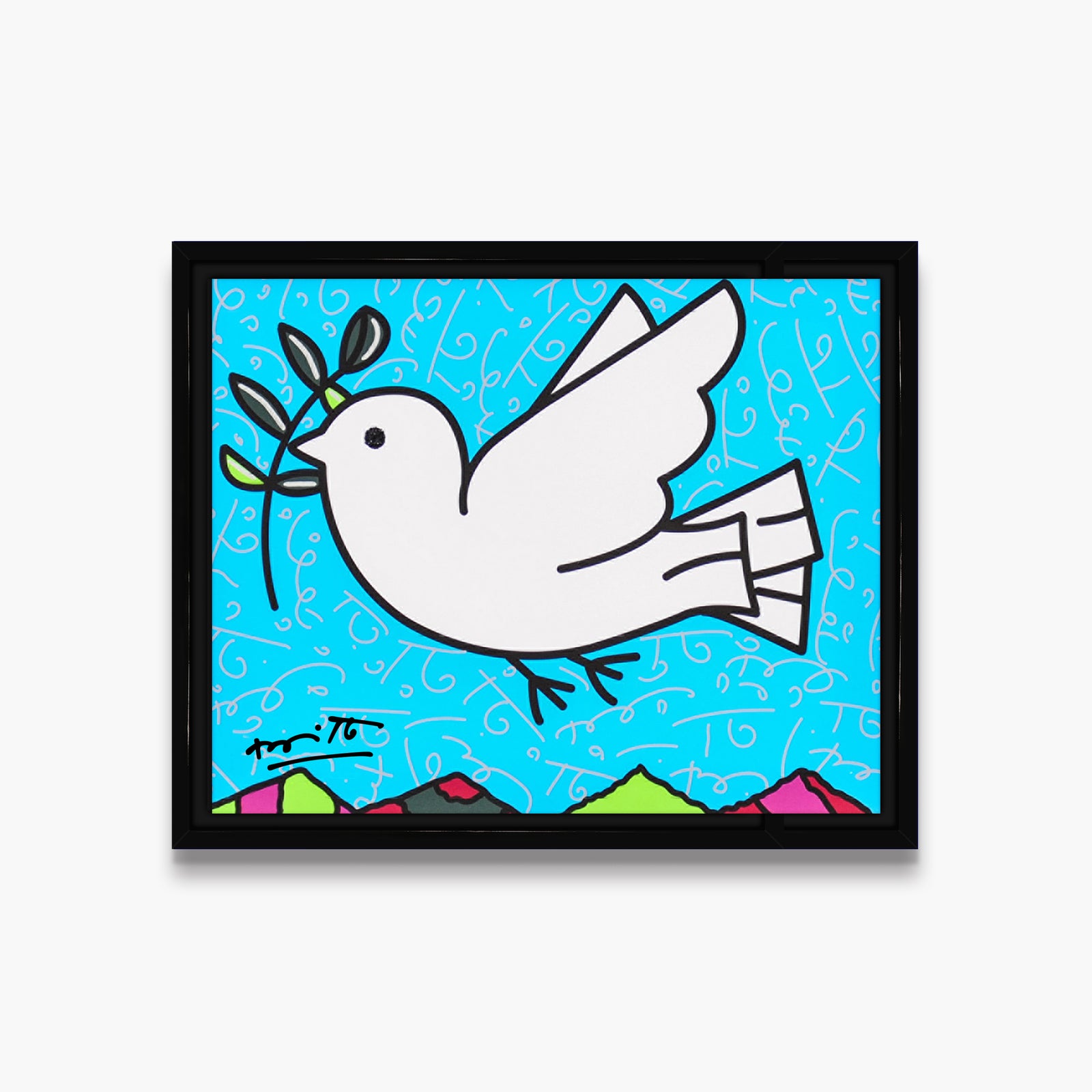 peace limited edition print  colorful decorative collectible gift idea