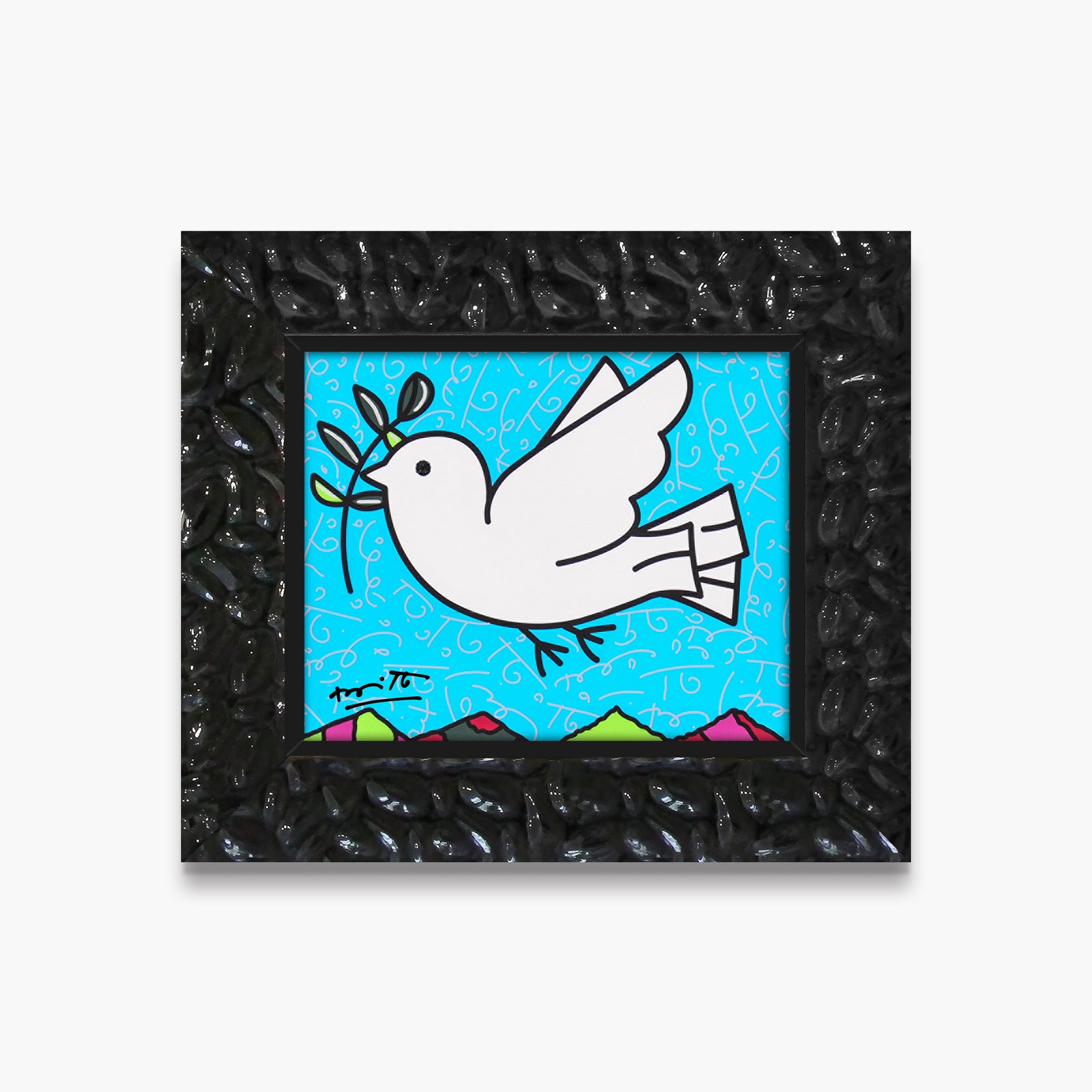 peace limited edition print  artistic colorful design collectible
