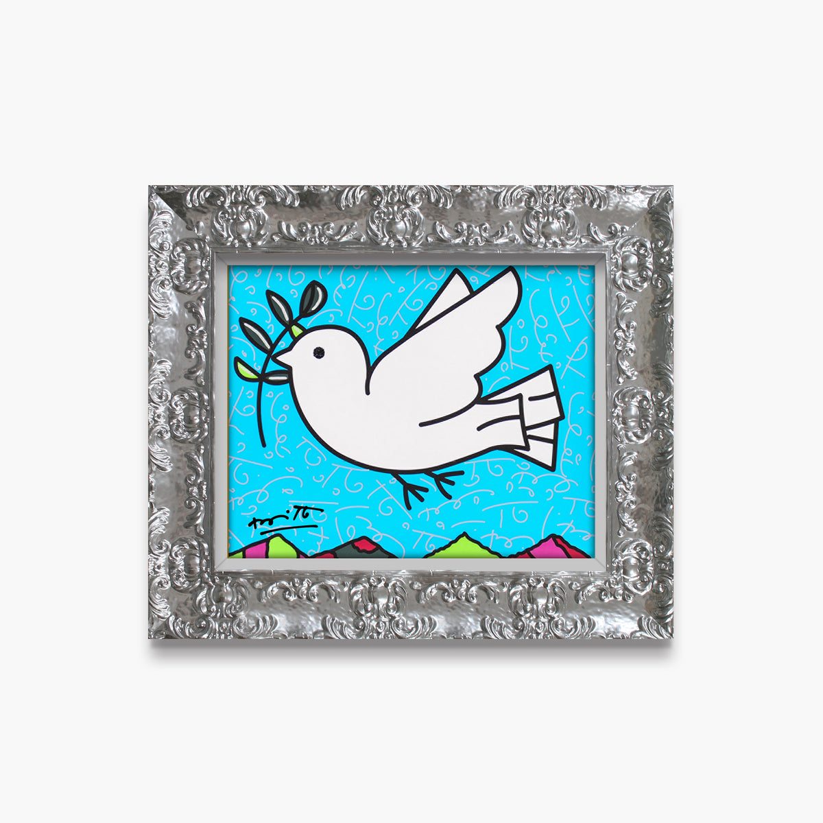 peace limited edition print  colorful decorative collectible gift idea